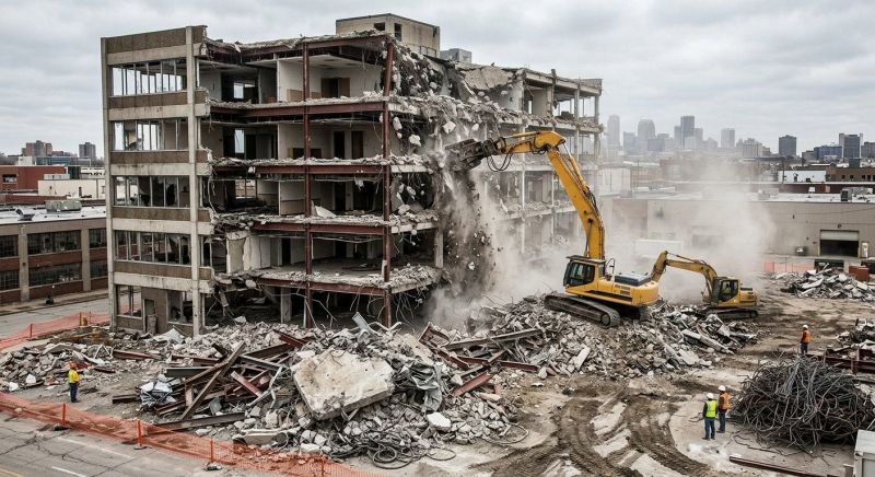 Commercial Building Demolition in Katy, TX