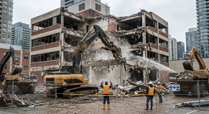 Commercial Building Removal in Sacramento, CA