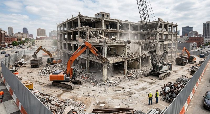 Factory Demolition in Houston, TX