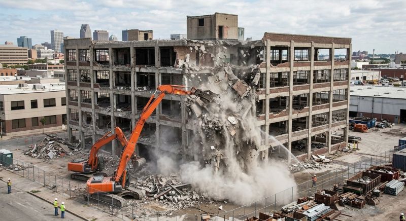 Factory Demolition in Houston, TX